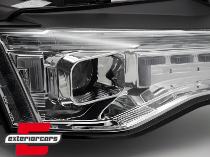 Prednja svjetla LED DRL SEQ žmigavci Xenon (chrome) / Audi A5 8T Facelift (2012-2016), LPAUG1