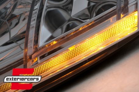 Prednja svjetla LED DRL SEQ žmigavci Xenon (chrome) / Audi TT 8J (2006-2010), LPAUE2