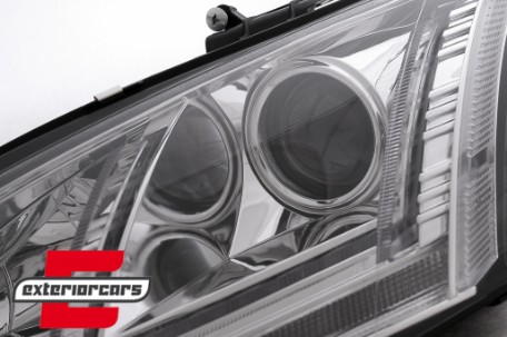 Prednja svjetla LED DRL SEQ žmigavci Xenon (chrome) / Audi TT 8J (2006-2010), LPAUE2