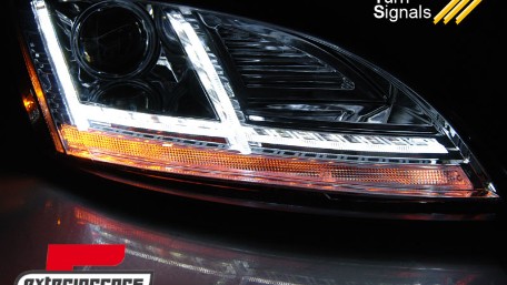 Prednja svjetla LED DRL SEQ žmigavci Xenon (chrome) / Audi TT 8J (2010-2014), LPAUF1
