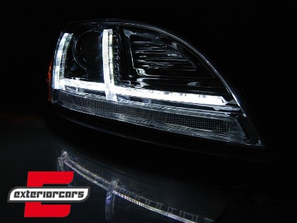 Prednja svjetla LED DRL SEQ žmigavci Xenon (chrome) / Audi TT 8J (2010-2014), LPAUF1