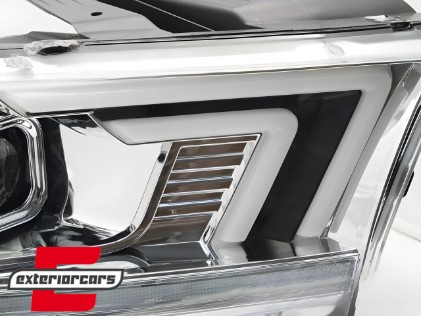 Prednja svjetla LED DRL SEQ žmigavci XENON (chrome) / Dodge Durango (2010-2013), LPDO50