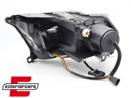 Prednja svjetla LED DRL SEQ žmigavci XENON (chrome) / Dodge Durango (2010-2013), LPDO50