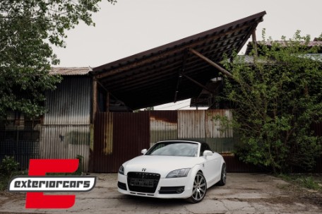 Prednja svjetla LED DRL SEQ žmigavci Xenon (crna) / Audi TT 8J (2006-2010), LPAUE3