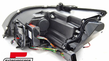 Prednja svjetla LED DRL SEQ žmigavci Xenon (crna) / Audi TT 8J (2010-2014), LPAUF2
