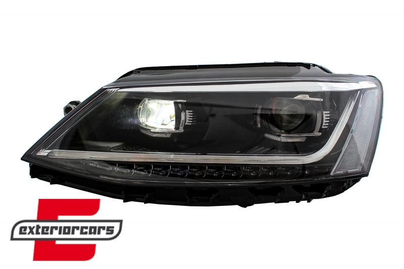 Prednja svjetla LED DRL SEQ žmigavci Xenon Matrix look / VW Jetta Mk6 VI (2011-2018), LPVX02