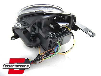 Prednja svjetla LED DRL TubeLight (crna) / Mini Cooper R56 Clubman R55 Cabrio R57 (2006-2014), LPMC18