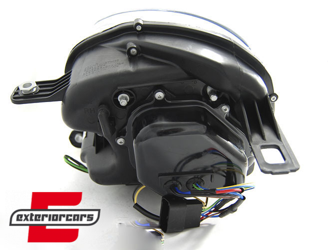 Prednja svjetla LED DRL TubeLight dizajn XENON (crna) / Mini Countryman R60 Paceman R61 (2010-2016), LPMC17