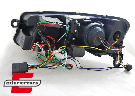 Prednja svjetla LED DRL TubeLights Xenon (chrome) / Audi A6 C6 4F (04.2004-2008), LPAUC0