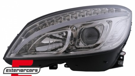 Prednja svjetla LED DRL W205 look (chrome) / Mercedes C klasa W204 S204 limuzina karavan (2007-2010), LPMEB4