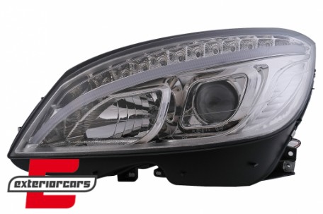 Prednja svjetla LED DRL W205 look (chrome) / Mercedes C klasa W204 S204 limuzina karavan (2007-2010), LPMEB4