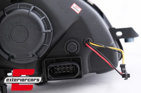 Prednja svjetla LED DRL W205 look (chrome) / Mercedes C klasa W204 S204 limuzina karavan (2007-2010), LPMEB4