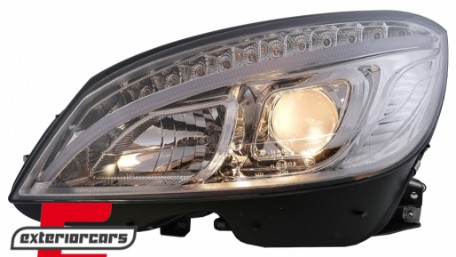 Prednja svjetla LED DRL W205 look (chrome) / Mercedes C klasa W204 S204 limuzina karavan (2007-2010), LPMEB4