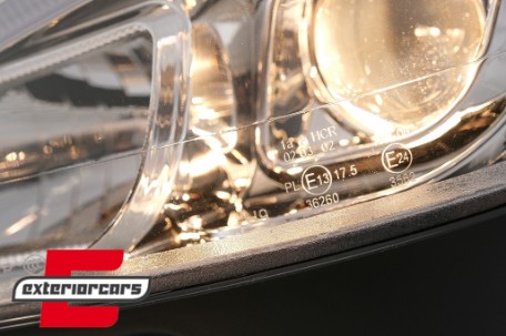 Prednja svjetla LED DRL W205 look (chrome) / Mercedes C klasa W204 S204 limuzina karavan (2007-2010), LPMEB4