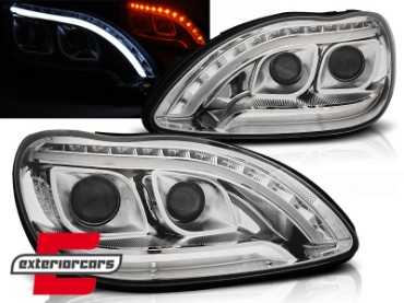 Prednja svjetla LED DRL W222 look (chrome) / / Mercedes S klasa W220 (1998-2005), LPME96