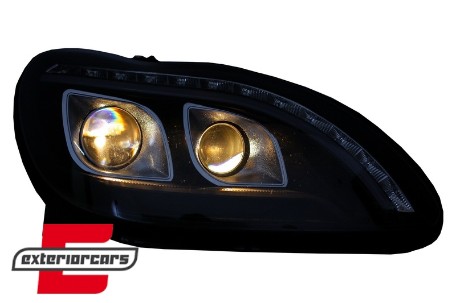 Prednja svjetla LED DRL W222 look (crna) / / Mercedes S klasa W220 (1998-2005), LPME97
