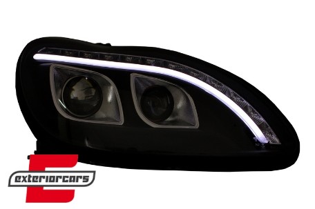 Prednja svjetla LED DRL W222 look (crna) / / Mercedes S klasa W220 (1998-2005), LPME97