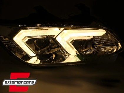 Prednja svjetla LED DRL XENON (chrome) / BMW serije 3 E92 E93 LCI (2010-2013), LPBMS5