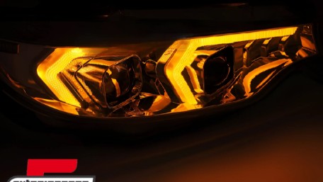 Prednja svjetla LED DRL XENON (chrome) / BMW serije 4 F32 F33 (2013-2017), LPBMR3