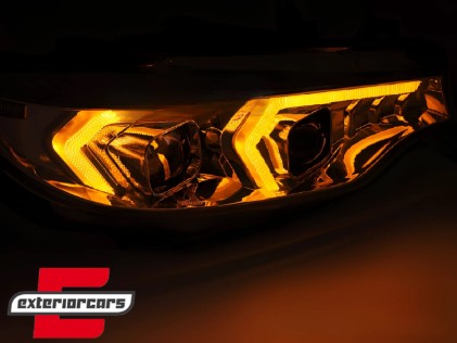 Prednja svjetla LED DRL XENON (chrome) / BMW serije 4 F32 F33 (2013-2017), LPBMR3