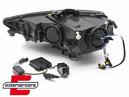 Prednja svjetla LED DRL Xenon (crna) / Audi A3 8V (2013-2016), LPAUG6