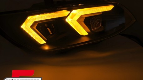 Prednja svjetla LED DRL XENON (crna) / BMW serije 3 E92 E93 LCI (2010-2013), LPBMR8