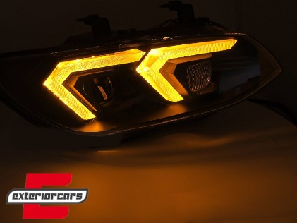 Prednja svjetla LED DRL XENON (crna) / BMW serije 3 E92 E93 LCI (2010-2013), LPBMS6