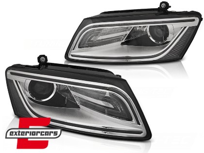Prednja svjetla LED DRL Xenon look (chrome) / Audi Q5 8R (2012-2017), LPAUE8