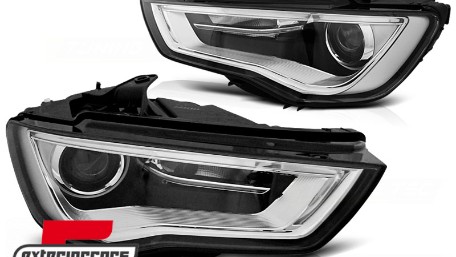 Prednja svjetla LED DRL Xenon look (crna) / Audi A3 8V (2013-2016), LPAUE7