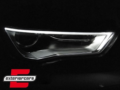 Prednja svjetla LED DRL Xenon look (crna) / Audi A3 8V (2013-2016), LPAUE7