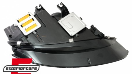 Prednja svjetla LED DRL Xenon look (crna) / Audi A4 B8.5 Facelift (2012-2015), LPAUE6