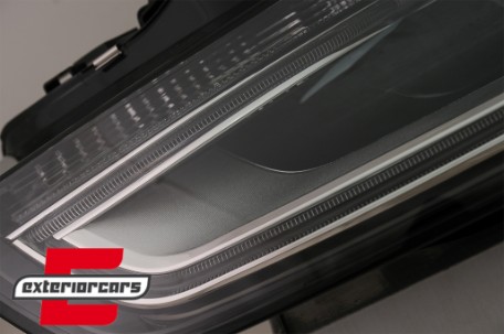 Prednja svjetla LED DRL Xenon look (crna) / Audi A4 B8.5 Facelift (2012-2015), LPAUE6
