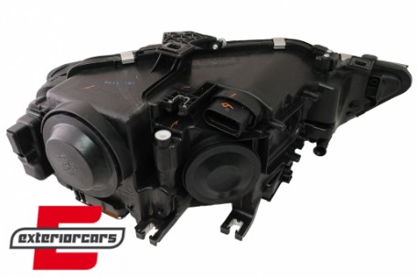 Prednja svjetla LED DRL Xenon look (crna) / Audi A4 B8.5 Facelift (2012-2015), LPAUE6
