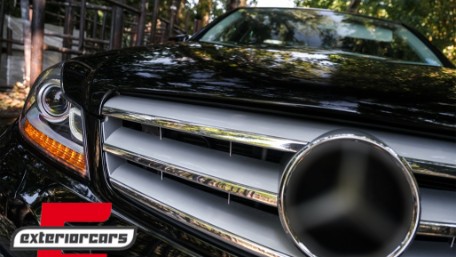 Prednja svjetla LED DRL Xenon look (crna) / Mercedes C-klasa W204 S204 C204 Facelift (2011-2014), LPME87