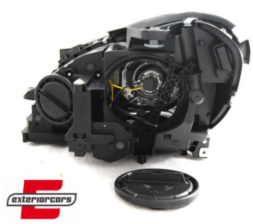 Prednja svjetla LED DRL Xenon look (crna) / Mercedes C-klasa W204 S204 C204 Facelift (2011-2014), LPME87