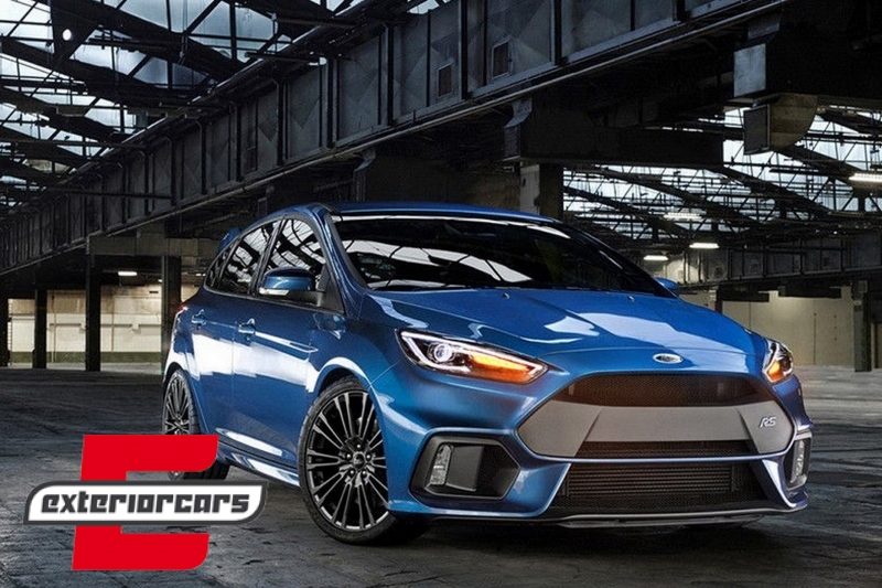 Prednja svjetla LED SEQ žmigavci Bi-Xenon look (crna) / Ford Focus III Mk3 (2014-2018), LPFOA8