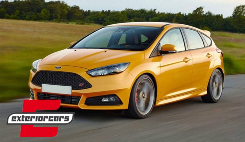 Prednja svjetla LED SEQ žmigavci Bi-Xenon look (crna) / Ford Focus III Mk3 (2014-2018), LPFOA8