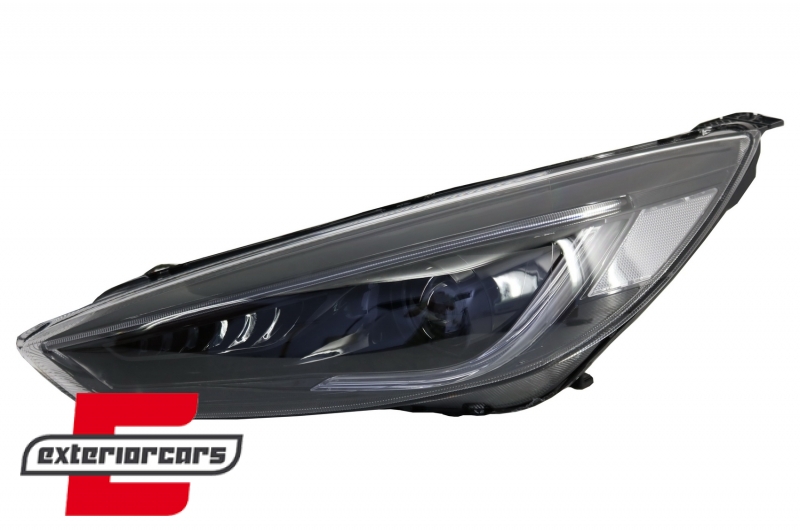 Prednja svjetla LED SEQ žmigavci Bi-Xenon look (crna) / Ford Focus III Mk3 (2014-2018), LPFOA8