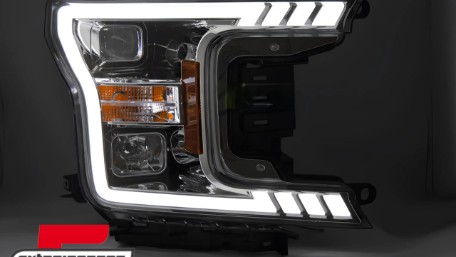 Prednja svjetla LED SEQ žmigavci (chrome) / FORD F150 Mk13 Facelift (2017-2020), LPFOB5