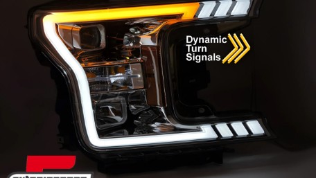 Prednja svjetla LED SEQ žmigavci (chrome) / FORD F150 Mk13 Facelift (2017-2020), LPFOB5