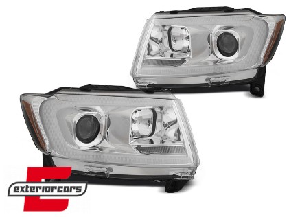 Prednja svjetla LED SEQ žmigavci (chrome) / JEEP Grand Cherokee WK2 (2011-2013), LPCH31
