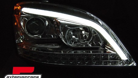 Prednja svjetla LED SEQ žmigavci (chrome) / Mercedes ML-klasa W164 (2005-2007), LPMEC9
