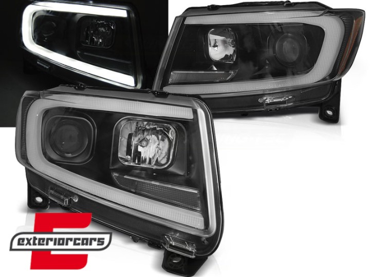 Prednja svjetla LED SEQ žmigavci (crna) / JEEP Grand Cherokee WK2 (2011-2013), LPCH32