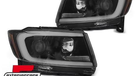 Prednja svjetla LED SEQ žmigavci (crna) / JEEP Grand Cherokee WK2 (2011-2013), LPCH32