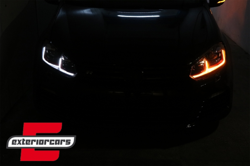 Prednja svjetla LED SEQ žmigavci G7.5 GTI look / VW Golf 6 VI (2008-2013), LPVWZ7