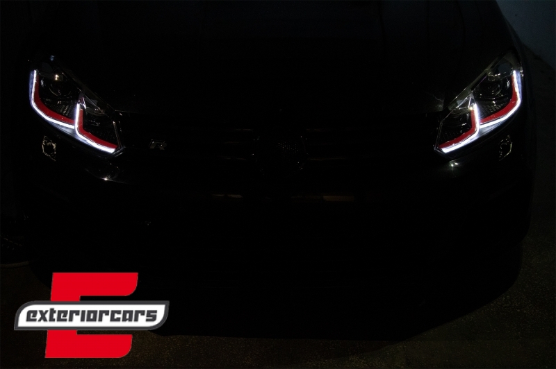 Prednja svjetla LED SEQ žmigavci G7.5 GTI look / VW Golf 6 VI (2008-2013), LPVWZ7