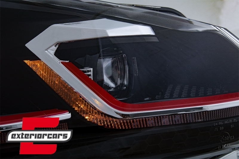 Prednja svjetla LED SEQ žmigavci G7.5 GTI look / VW Golf 6 VI (2008-2013), LPVWZ7