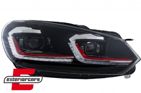Prednja svjetla LED SEQ žmigavci G7.5 GTI look / VW Golf 6 VI (2008-2013), LPVWZ7