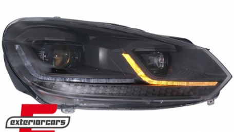 Prednja svjetla LED SEQ žmigavci G7.5 look / VW Golf 6 VI (2008-2013), LPVWZ8