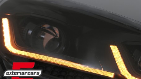 Prednja svjetla LED SEQ žmigavci G7.5 look / VW Golf 6 VI (2008-2013), LPVWZ8